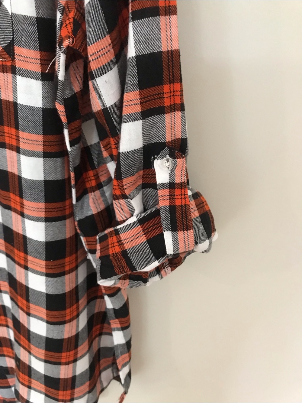 NWOT San Francisco Giants Black/Orange Breakout Flannel Long Sleeve Nightshirt - Picture 6 of 8